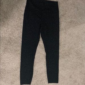 Size 8 black camo lululemon leggings.